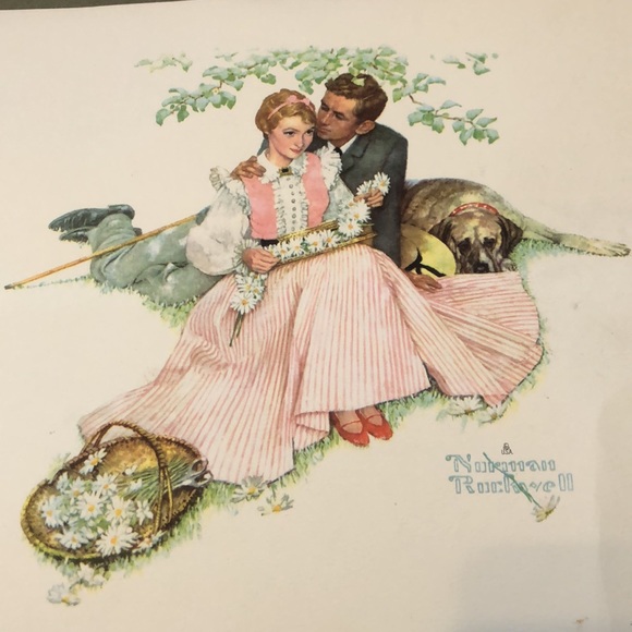 NORMAN ROCKWELL lot of 5 different Prints 14X11” - Art